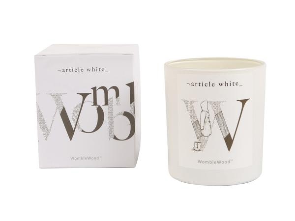 Womblewood Artisan Scented Candle by Article White