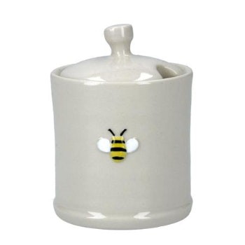 Ceramic Mini Honey Pot by Gisela Graham