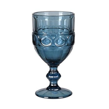 Blue Wine Goblet by Coach House