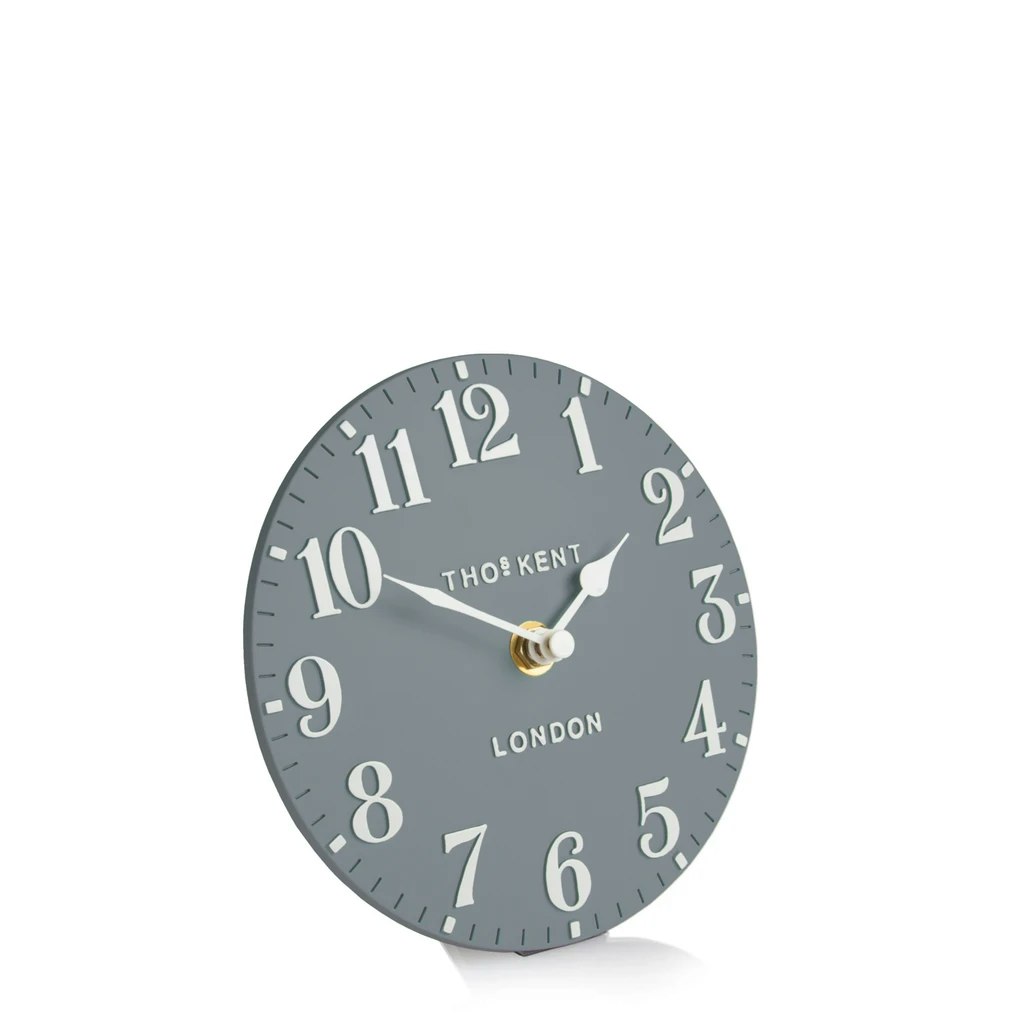 Flax Blue Mini Mantel Clock by Distinctly Living