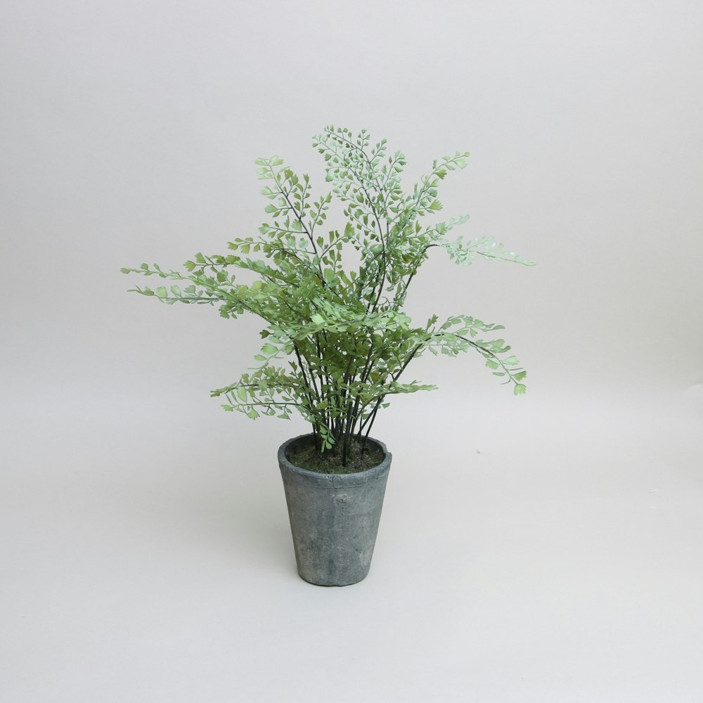 Faux Large Potted Fern by