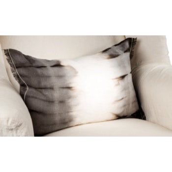 Cream Linen Thrown Cushion by LATIMER LIVING