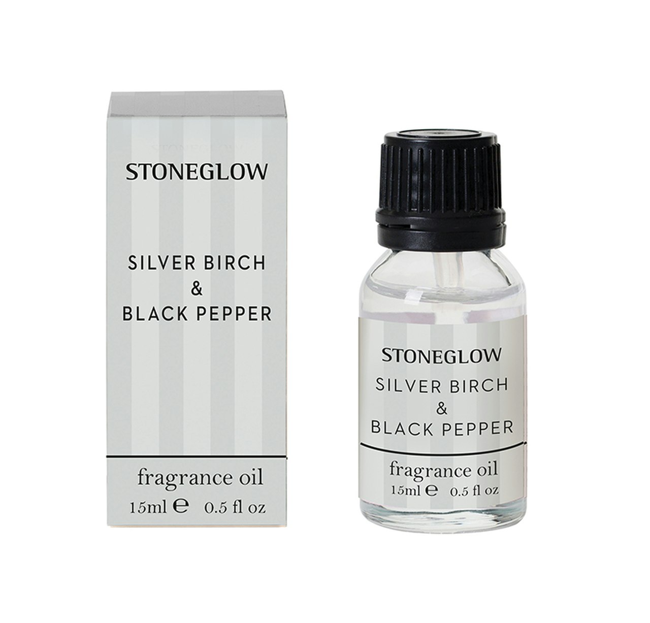 Modern Classics Silver Birch and Black Pepper Diffuser Oil 15ml by Stoneglow