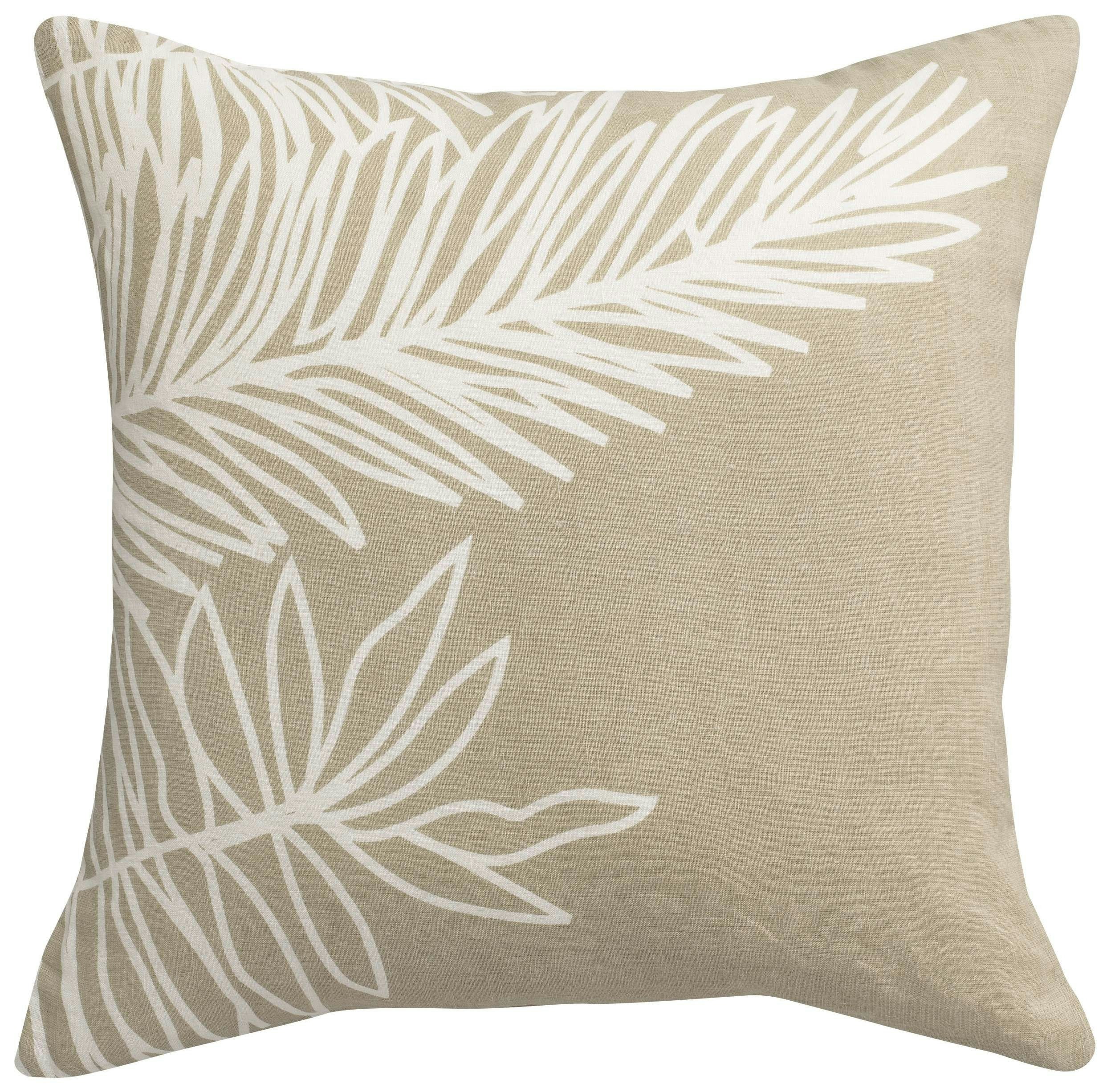 Cushion Zeff Palm Craie by Vivaraise