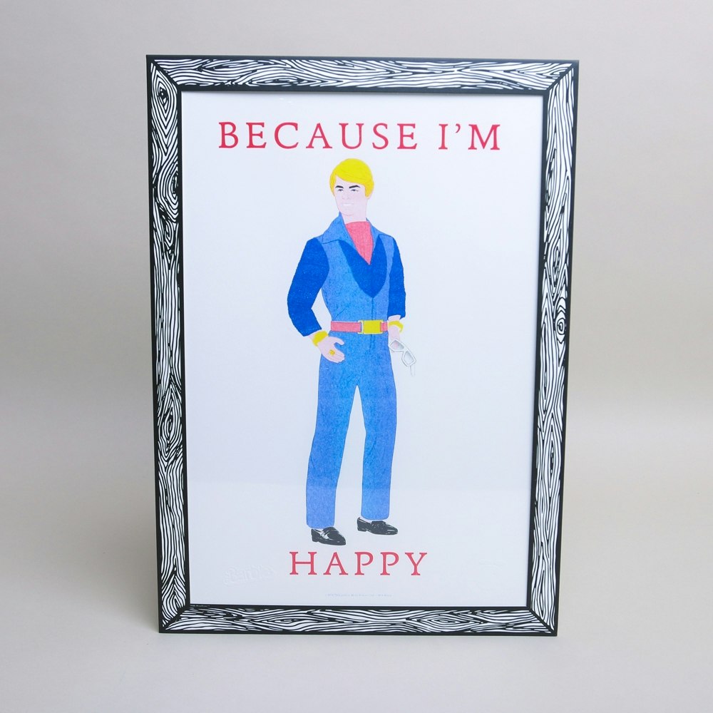 Because Im Happy The Print by Marke Newton