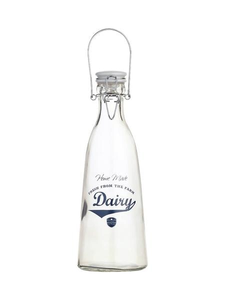 Traditional 1 Litre Glass Bottle by Home Made