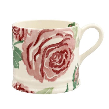 Pretty in Pink, as Always: Delightful Pink Roses Small Mug by Emma Bridgewater