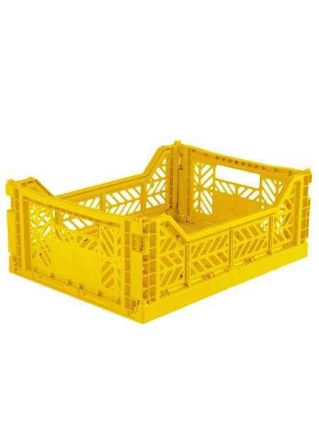 Storage Crate Medium Yellow by Car & Kitchen