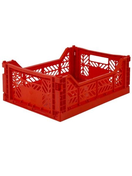 Storage Crate Medium Red by Car & Kitchen