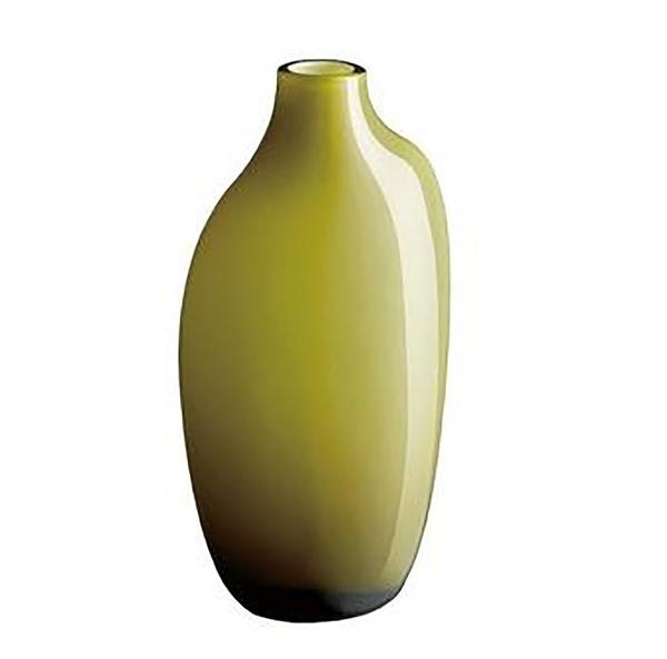 Sacco Glass Vase 03 Green by Kinto