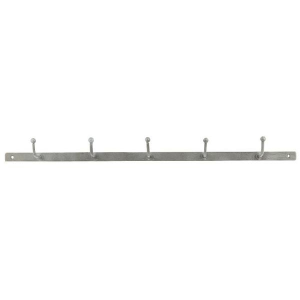 Zinc Hook Rail With 5 Hooks by Ib Laursen