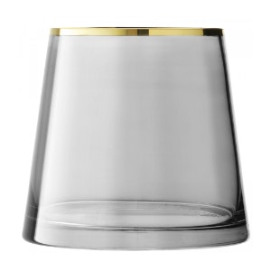 16cm Licorice Sorbet Lantern/Vase by LSA International
