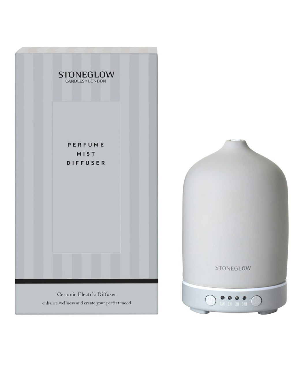 Grey Perfume Mist Diffuser by Stoneglow