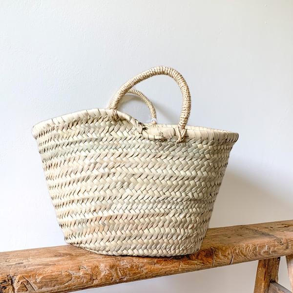 Small Rope Handle Basket by Basket Basket