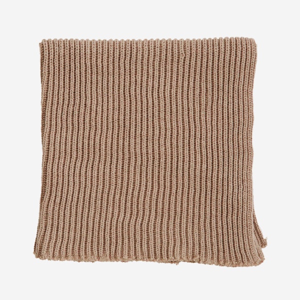 Putty Coloured Ribbed Cotton Dishcloth by Madam Stoltz