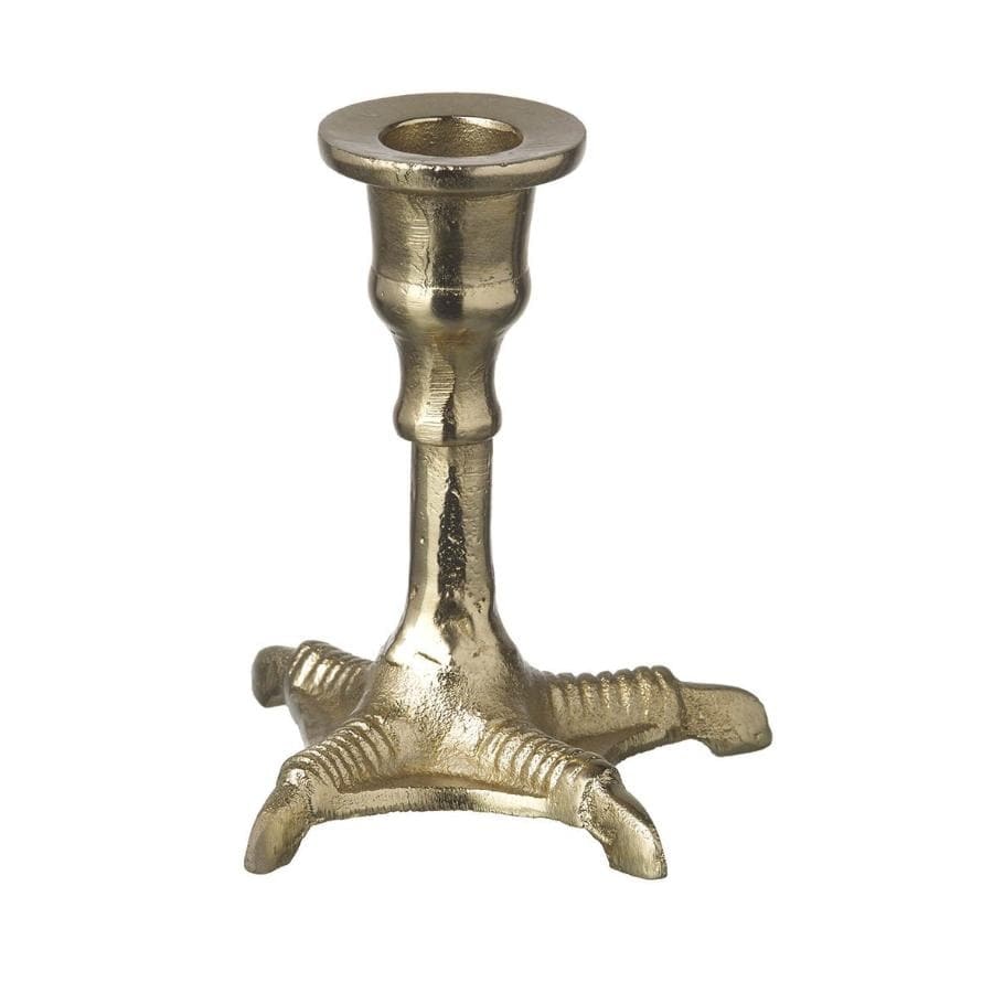 Silver Duck Foot Candle Holder by Parlane