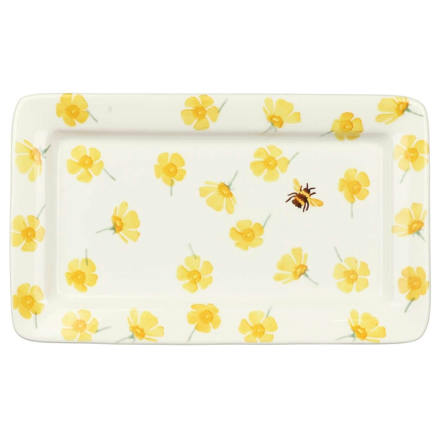 Buttercup Scattered Medium Oblong Plate by Emma Bridgewater