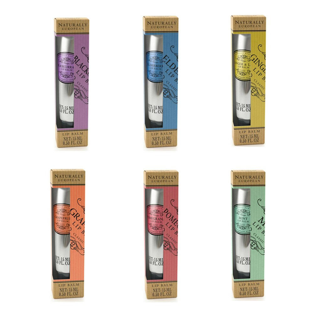 Naturally European Lip Balms by Naturally European