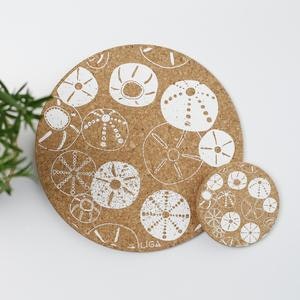 Set of 4 Urchin Coasters by Distinctly Living