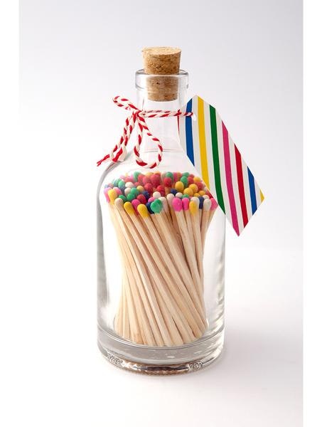 Multi Coloured Luxury Matches Bottle by Archivist