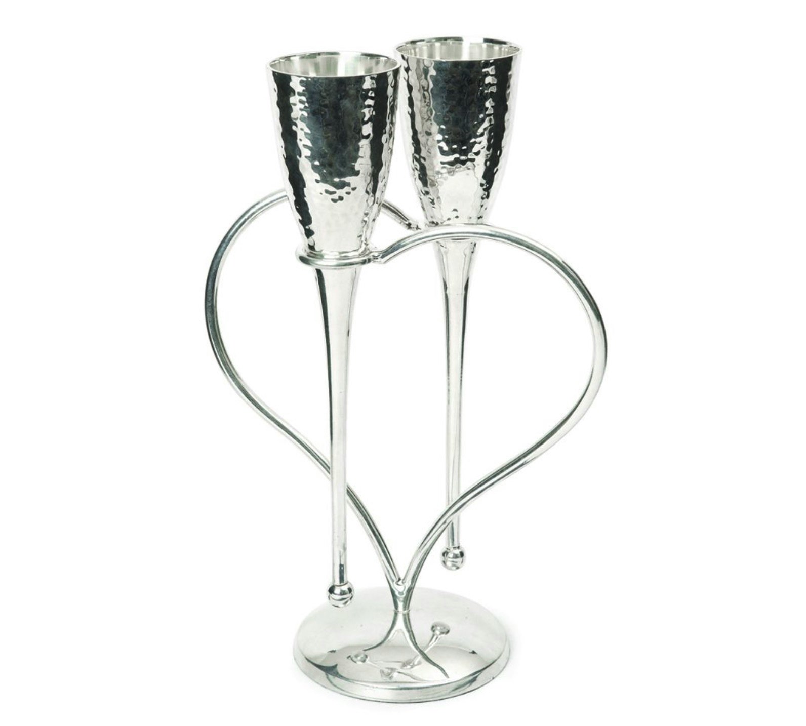 Entwined Heart Lovers' Flutes by Culinary Concepts