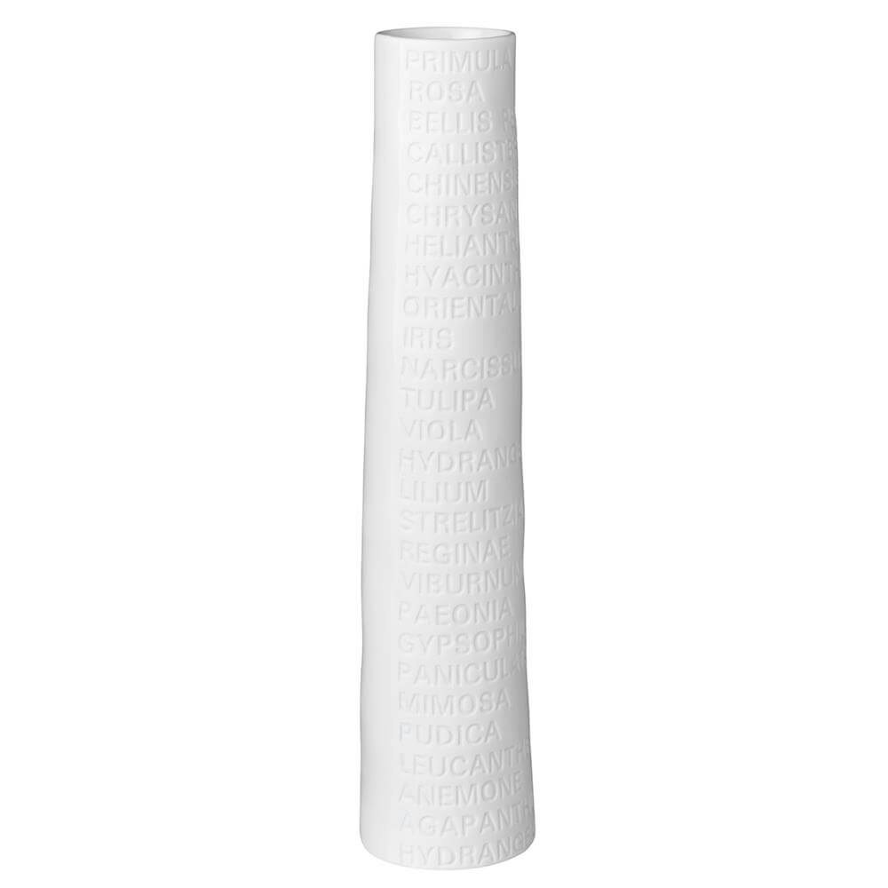 Large Poetry Narrow Text Vase by Räder