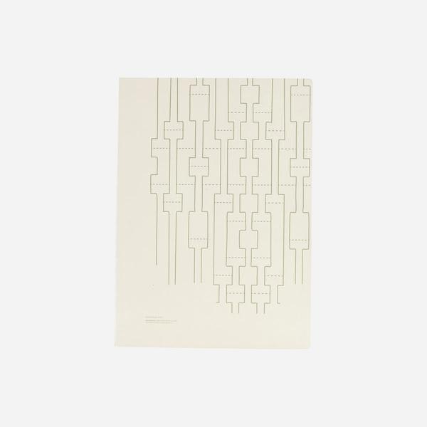 Notebook Geometric Ecru by House Doctor
