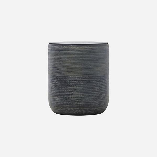 Storage W Lid Kenya Village Black by House Doctor