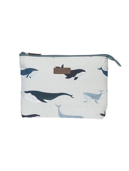Whale Canvas Wash Bag by Sophie Allport