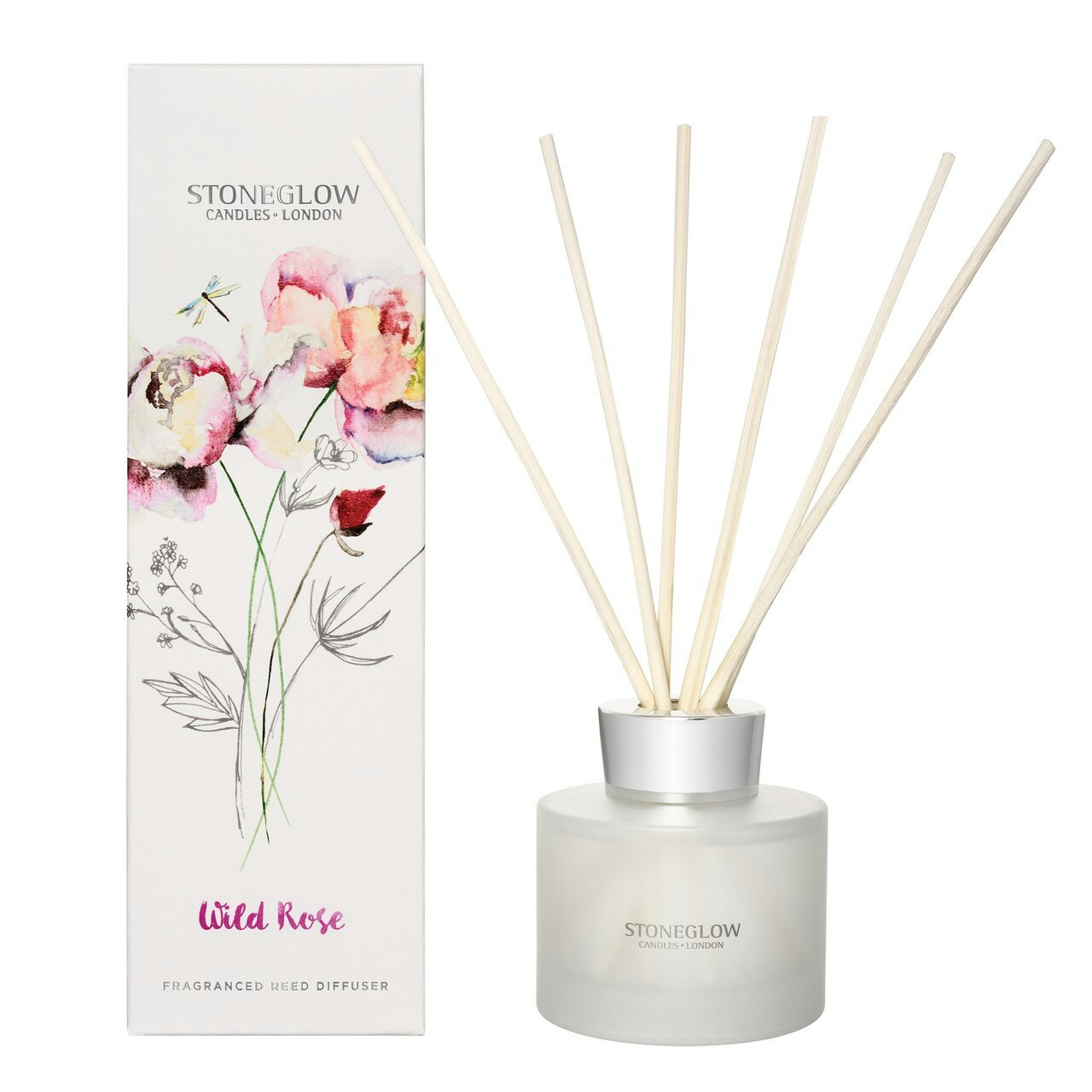 Wild Rose Reed Diffuser by Stoneglow