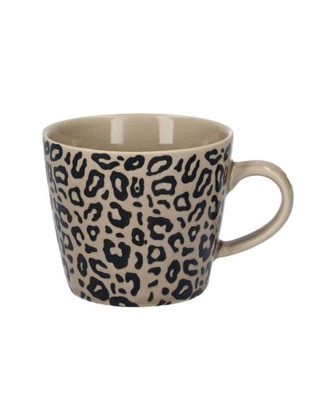 Taupe Animal Print Ceramic Mug by Gisela Graham