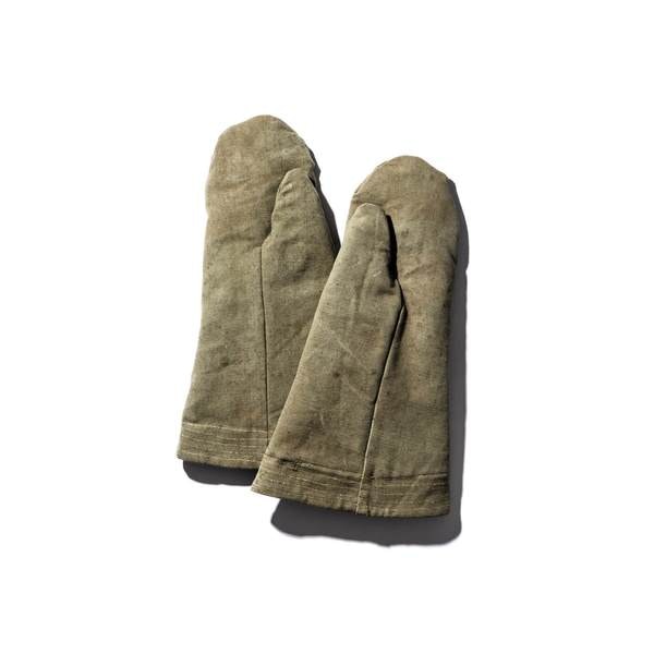 Vintage Tent Fabric Mittens by Maitri