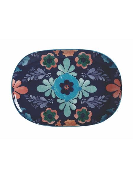 Majolica Serving Platter 40 X 28 cm Blue by Maxwell & Williams