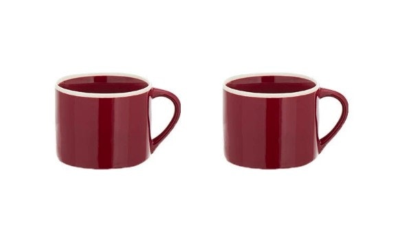 Set of 2 Small Berry Datia Mug by Nkuku