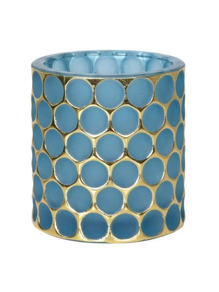 Gold Blue Votive by Car & Kitchen