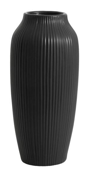 Hano Tall Vase Black by Nordal