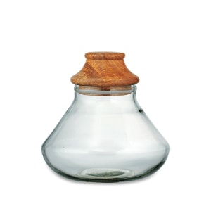Deeka Storage Jar Clear by Nkuku