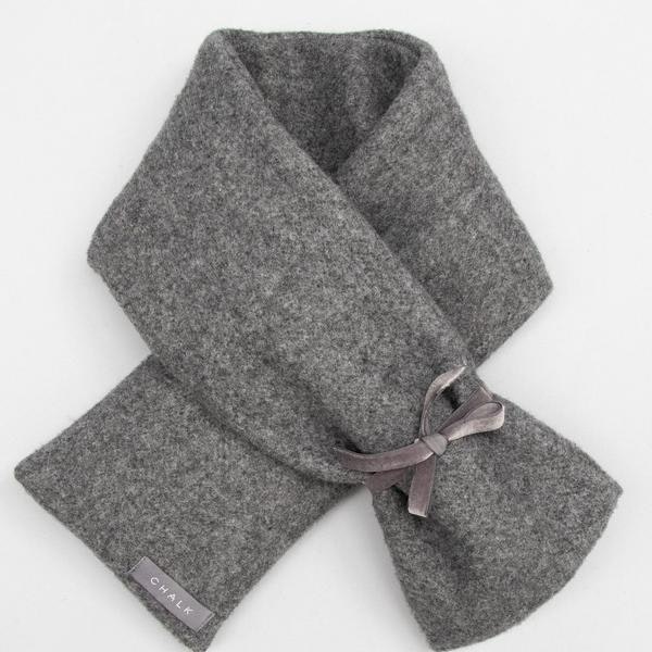 Luxury Long Hot Water Bottle Charcoal by Chalk Jewellery