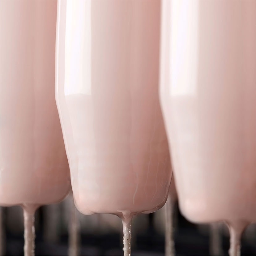 Taper Candle In Misty Rose S 4 by Ester & Erik