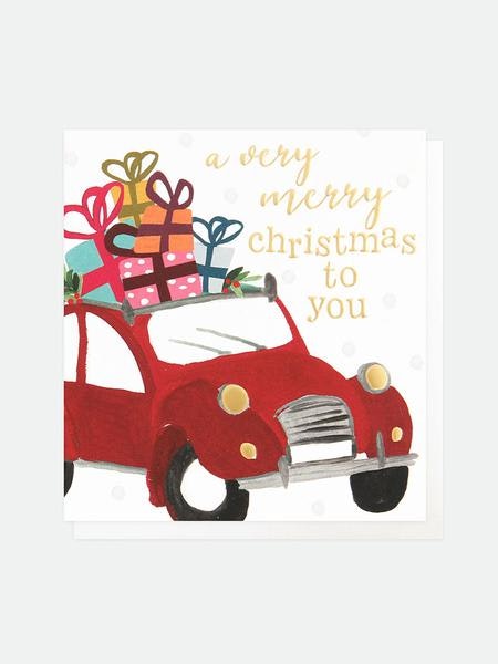 Painted Christmas Card Pack Of 6 by Caroline Gardner
