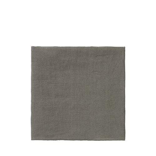 Pair Of Linen Napkins In Agave by Blomus