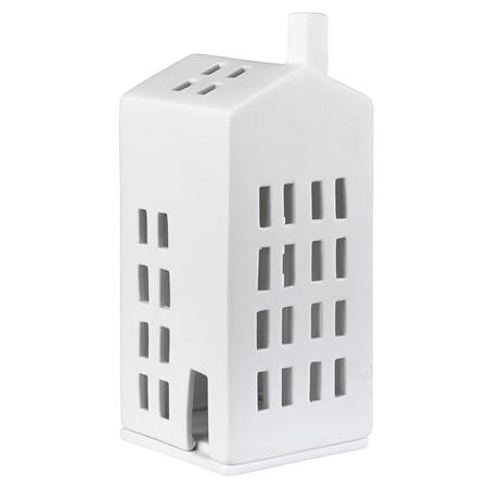 Porcelain Light Up House With Many Windows by Räder