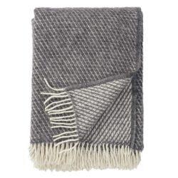 Velvet Throw In Grey by Klippan