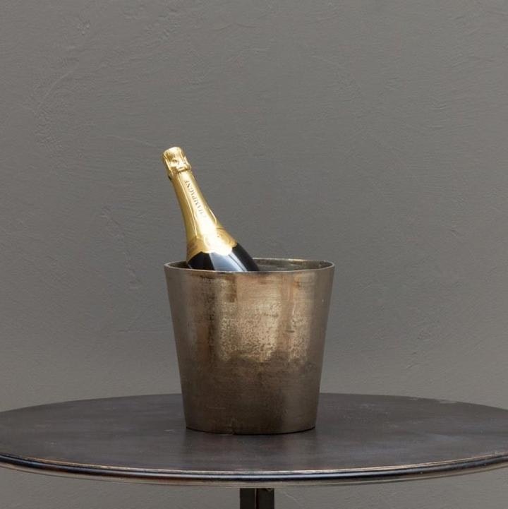Brass Textured Wine Cooler by Distinctly Living