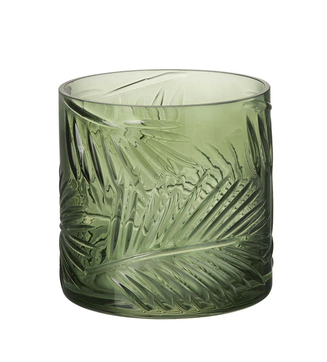 Green Leaf Print Vase by Parlane