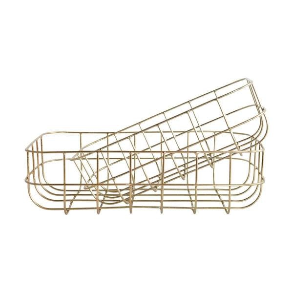 Simply Wire Baskets - Set of 2 by House Doctor