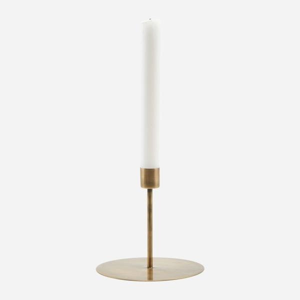 Anit Brass Candle Stand | Medium by House Doctor