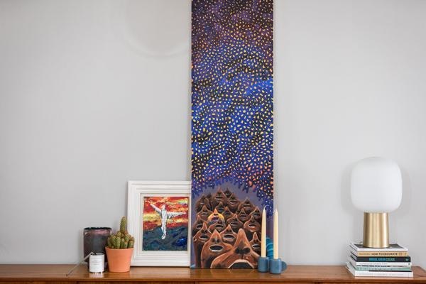 Looking At A Million New Stars | 2012 | Oil on Canvas by CLINTON KIRKPATRICK