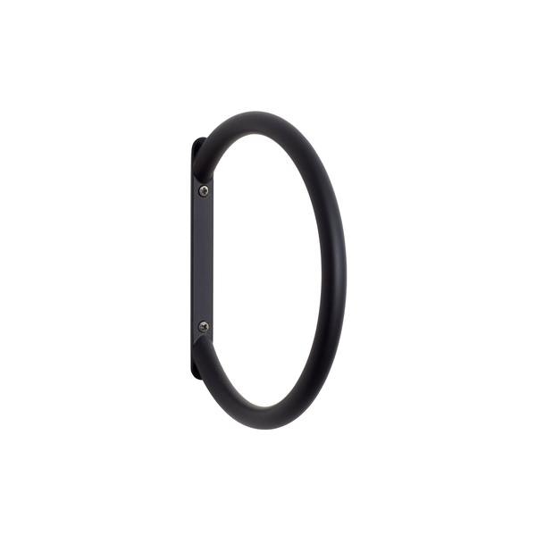 Metal Towel Holder Black by Hubsch