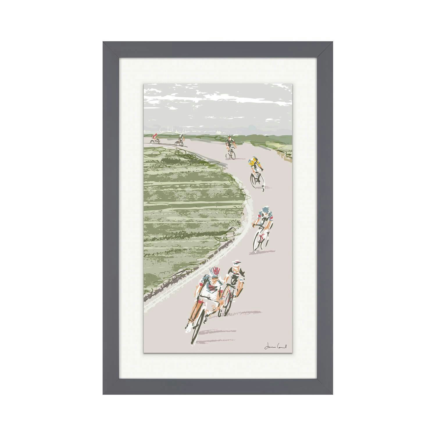Freewheel Framed Print by James Lord by Art Marketing